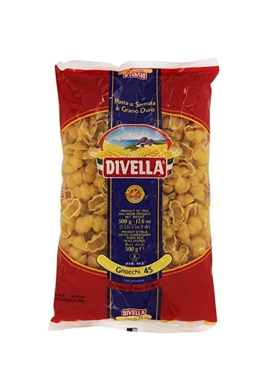 DIVELLA PASTA DI SEMOLA DI GRANO DURO GNOCCHI 45 GR 500 X 24