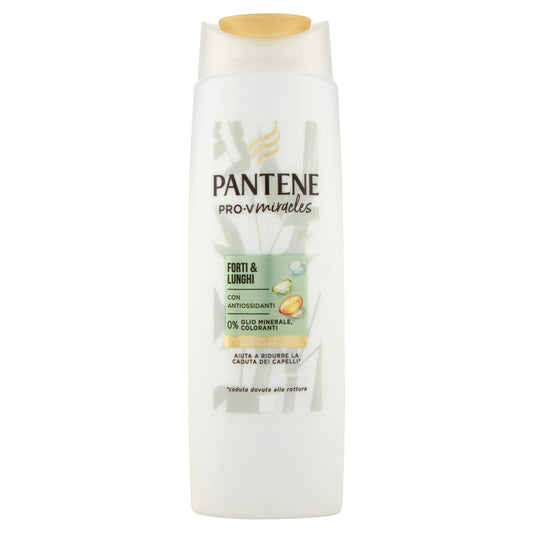 Pantene Pro-V Miracles Shampoo Forti e Lunghi con Antiossidanti, 225ml