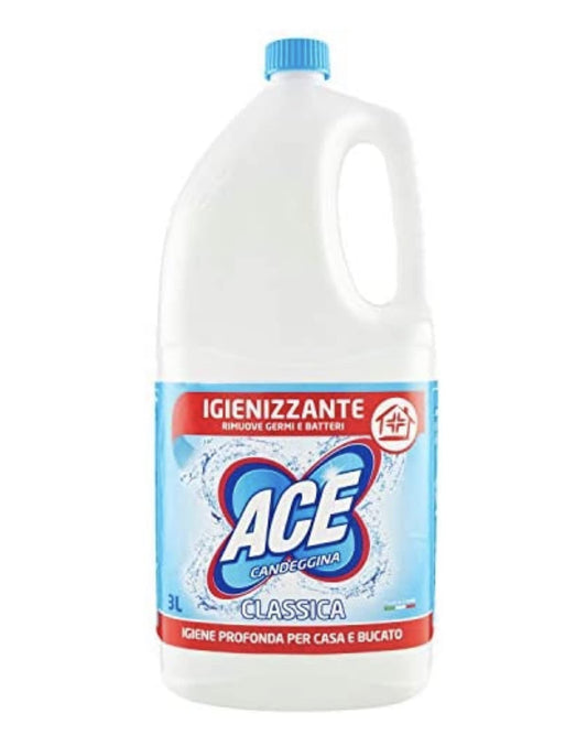 6 x ACE Candeggina Classica Regolare Liquida 3 Litri 3000 ML