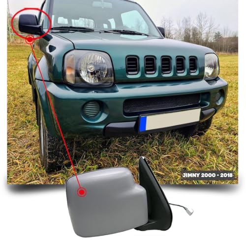 CG94 - Specchietto Retrovisore Elett. Term. - per Auto S. JIMNY - Calotta da Verniciare