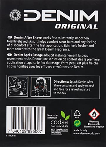 Denim After Shave Original 100ml (2 Packs) by Denim