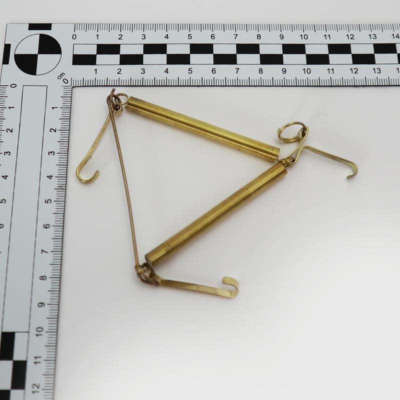 Koncreto Gancio A Molla Appendipiatti Ottonato N.2 In Blister.