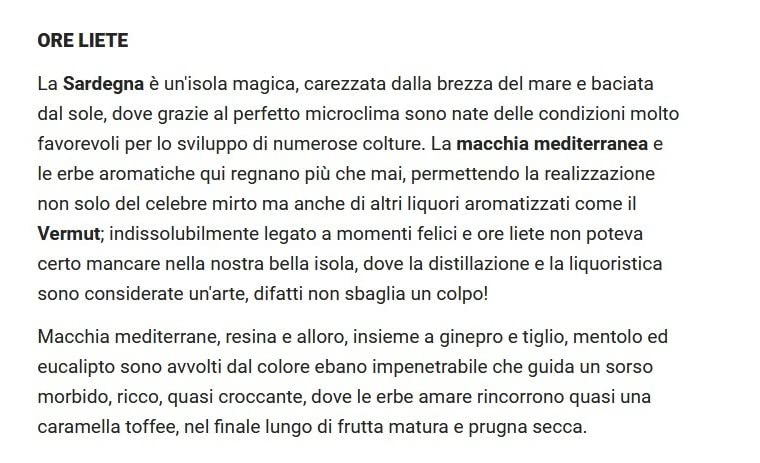 Silvio Carta - Pilloni Vermouth Rosso 0.75 L