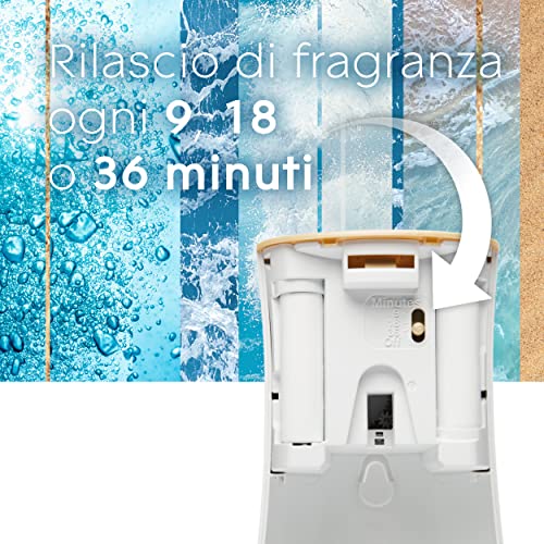 Glade Automatic Spray Ricarica Profumatore per Ambienti Fragranza Ocean Adventure, 269ml