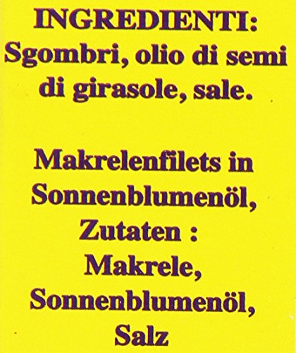Ocean - Filetti di Sgombro, in Olio di Semi - 25 pezzi da 125 g [3125 g]