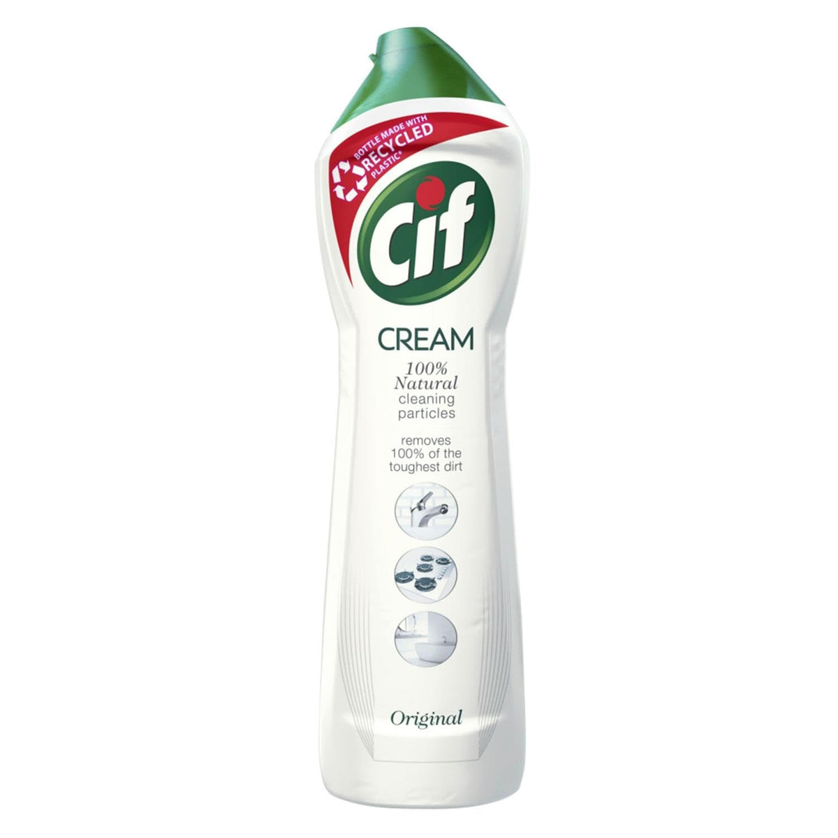 Cif Original Cream Detergente multiuso per superfici arricchito con un fresco profumo oceanico realizzato con particelle detergenti naturali al 100% per una pulizia delicata e affidabile, Multi Buy