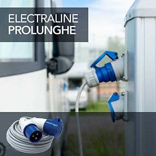 Electraline Prolunga in Gomma con Avvolgicavo