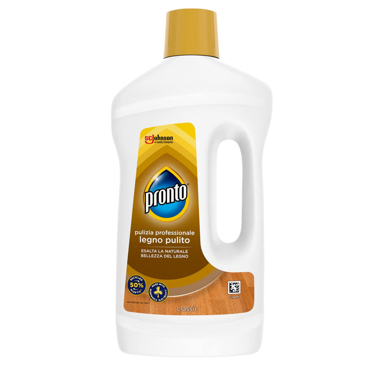 Pronto Legno Pulito - Detergente Pavimenti Parquet, 1 confezione da 750 ml