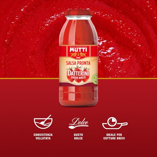 MUTTI - Salsa datterini, 400g, Confezione da 12 unità