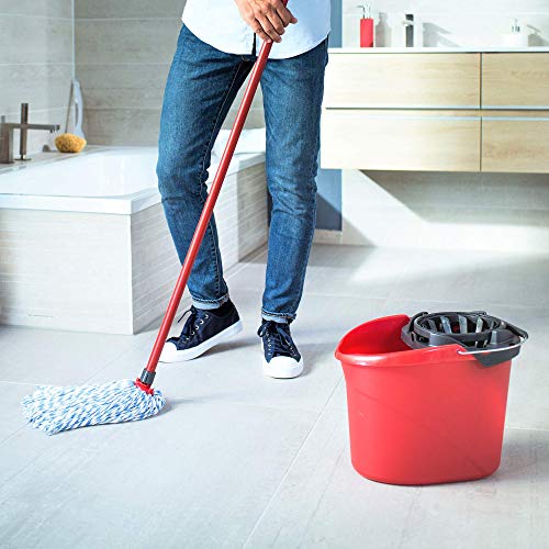 Vileda SuperMocio - Set mocio e Secchio in Microfibra e Cotone