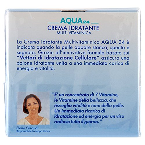 Venus - Acqua 24, Crema Idratante Multivitaminica, 50 ml