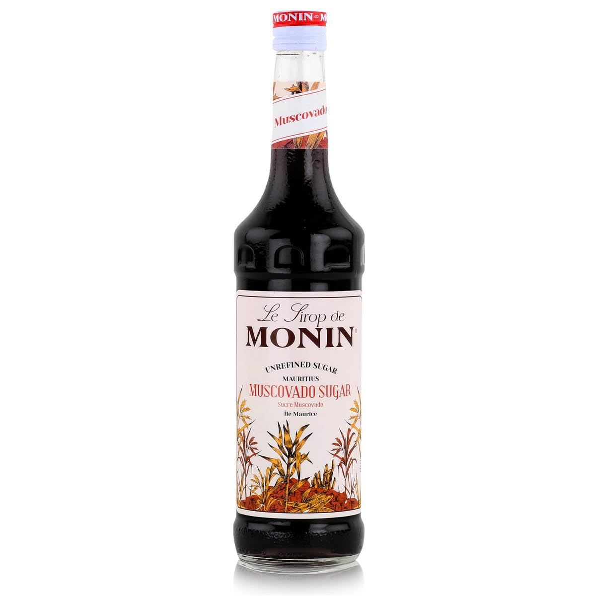 MONIN Sciroppo di zucchero moscovado di alta qualità, 700 ml, per caffè e cocktail, vegano, senza allergeni, aromi e coloranti naturali al 100%