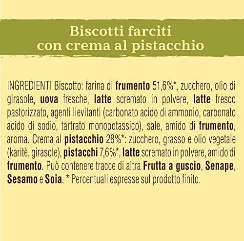 Mulino Bianco Biscotti Baiocchi al Pistacchio