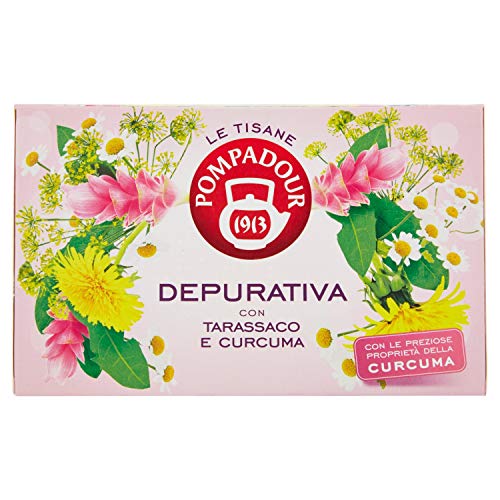 Pompadour tisana depurativa - 5 confezioni da 18 filtri [90 filtri]