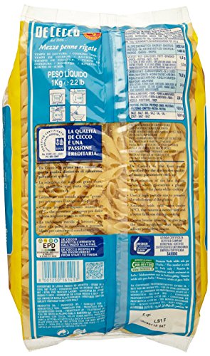 De Cecco - Mezze Penne Rigate N.141 - 1 kg parent