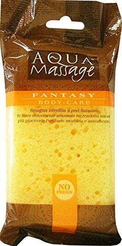16 x AQUA MASSAGE Spugna Bagno A Pori Finissimi
