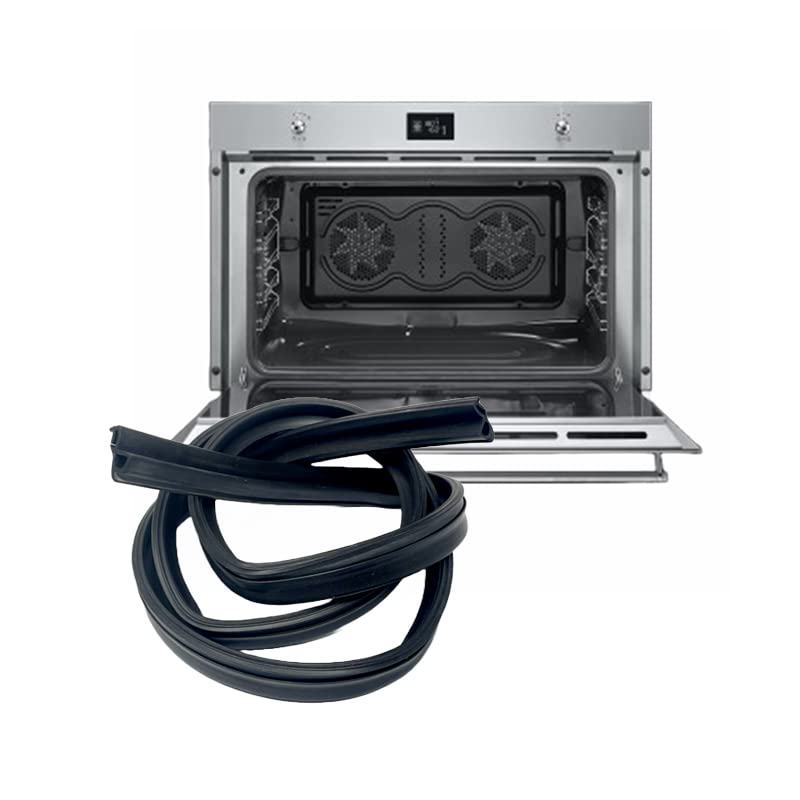 CG94 - Guarnizione Universale per Forno ad Incasso 1400mm | Compatibile con Ari!ston e Indesi!t | Materiale Resistente alle Alte Temperature | Facile Installazione, Nero