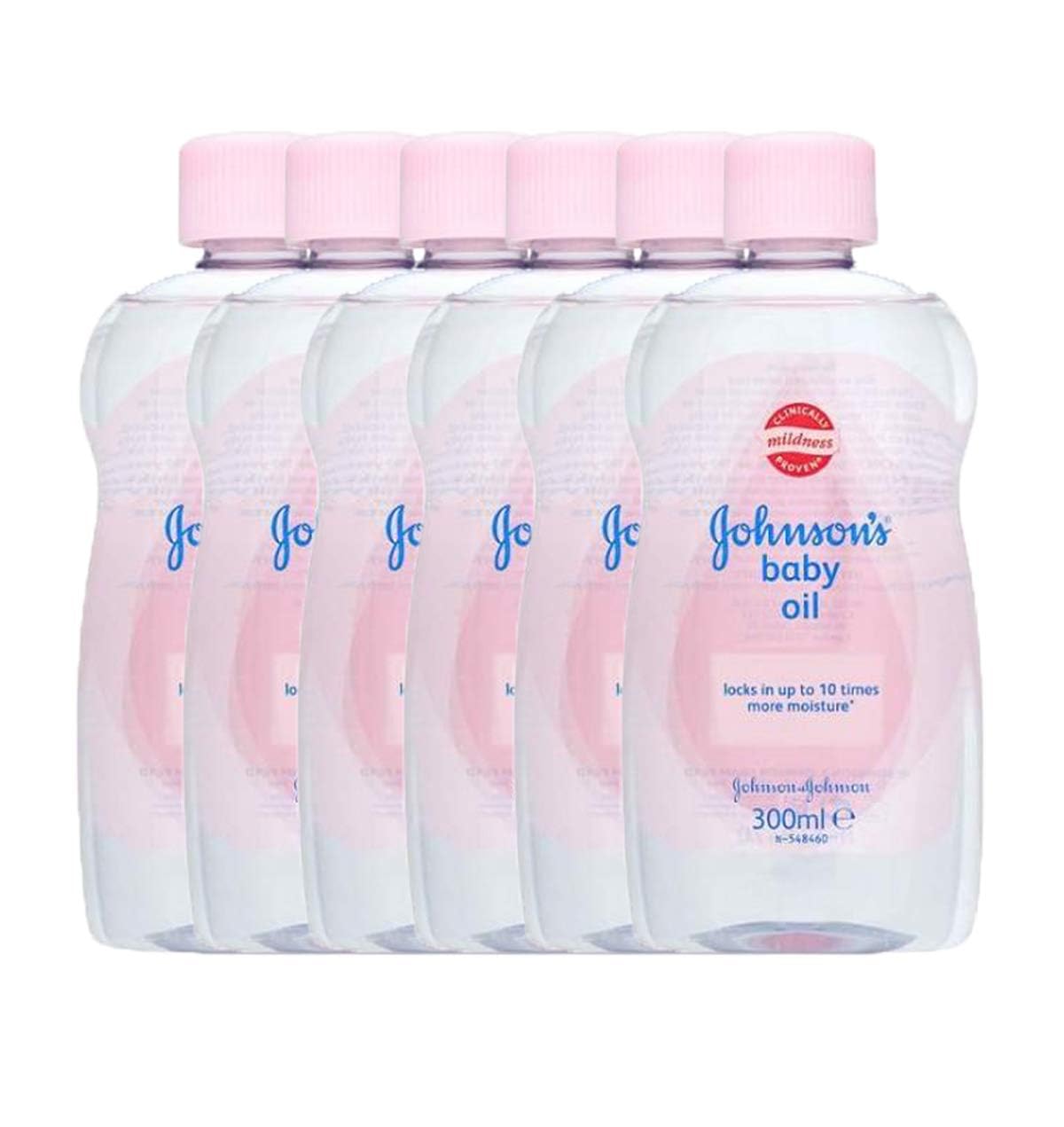 Johnson's Baby Oil 200 ml (confezione da 6)