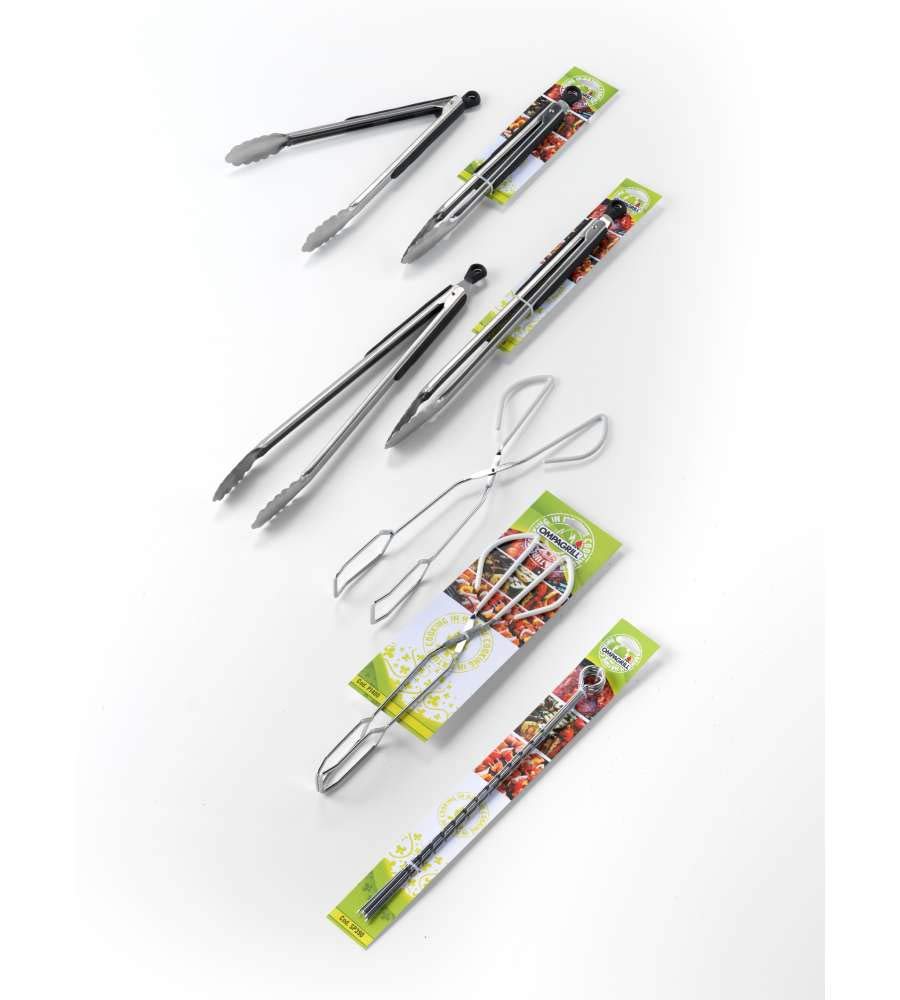 Ompagrill Spiedini In Acciaio Zigrinato