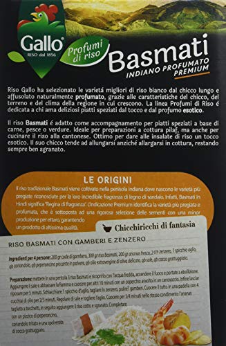 Gallo - Riso, Basmati - 500 G - [confezione da 3]