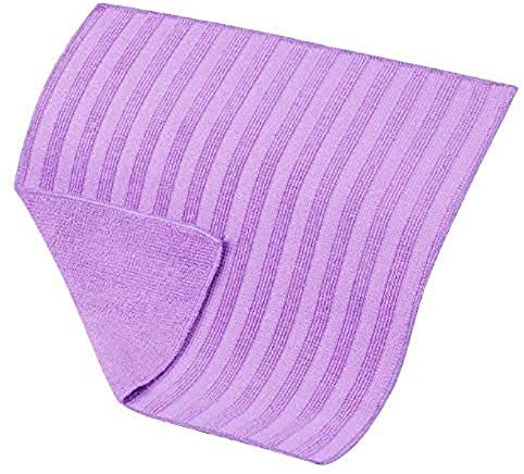 Vileda Microfibre Cucina, Panno per Cucina, in Microfibra, con Bande Abrasive di Nylon, AntiGraffio, Disincrostante, 32 x 32 cm