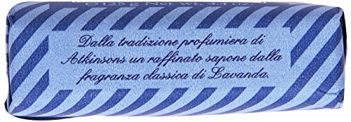 Atkinson - Blue Lavender, Sapone raffinato, fragranza classica di Lavanda - 125 g
