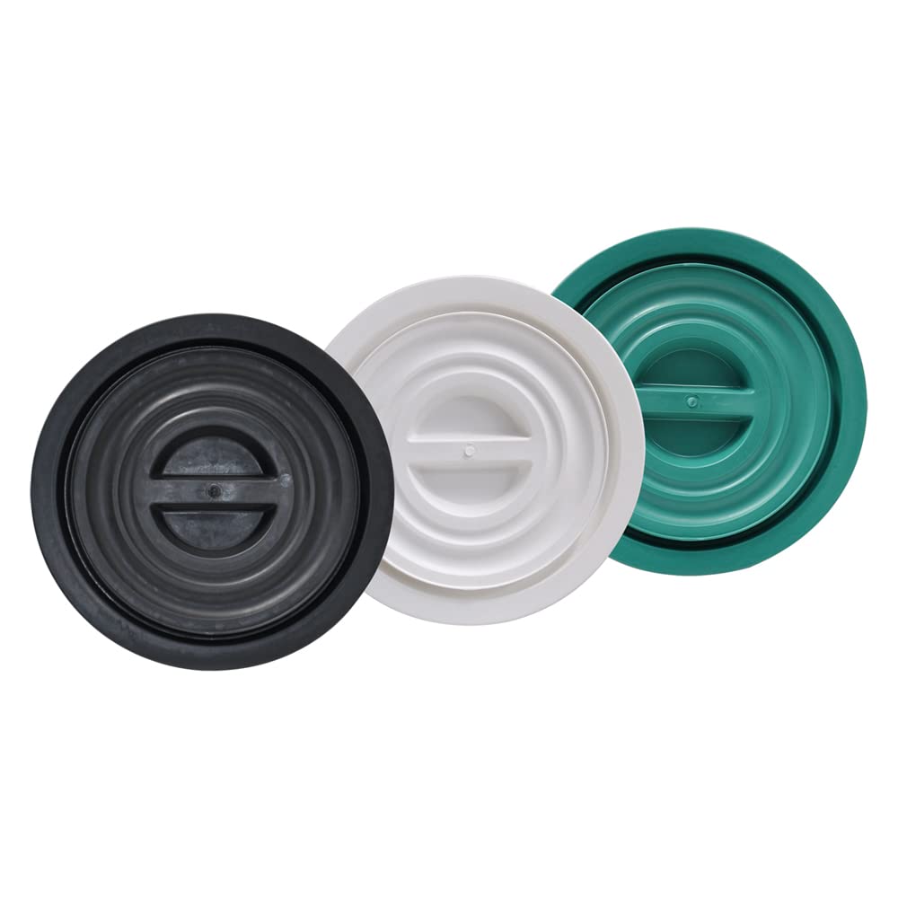 CIS P480076N - Coperchio Per Bidone Immondizia da 75L, Sovrapponibile, In Pvc, Nero