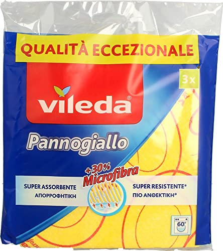 Vileda Panno Giallo, 3 Pezzi