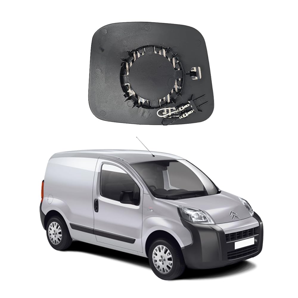 CG94 PIASTRA SPECCHIO TERMICA- - Posizione Sinistra [Lato Guida] Per Auto: FIORINO - NEMO -PEUG. BIPPER 08' TERMICA SX