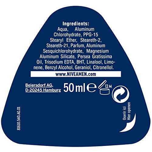 Nivea Men Deodorante a Sfera, 50 ml, Set di 2, Uomo