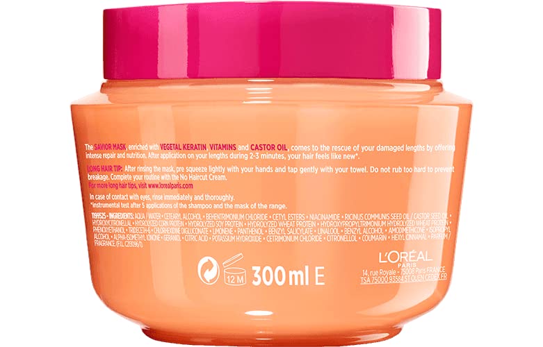 L'Oréal Elvive Maschera Dream Long per Capelli Lunghi, 300 ml