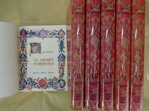 divina commedia 6 volumi completa