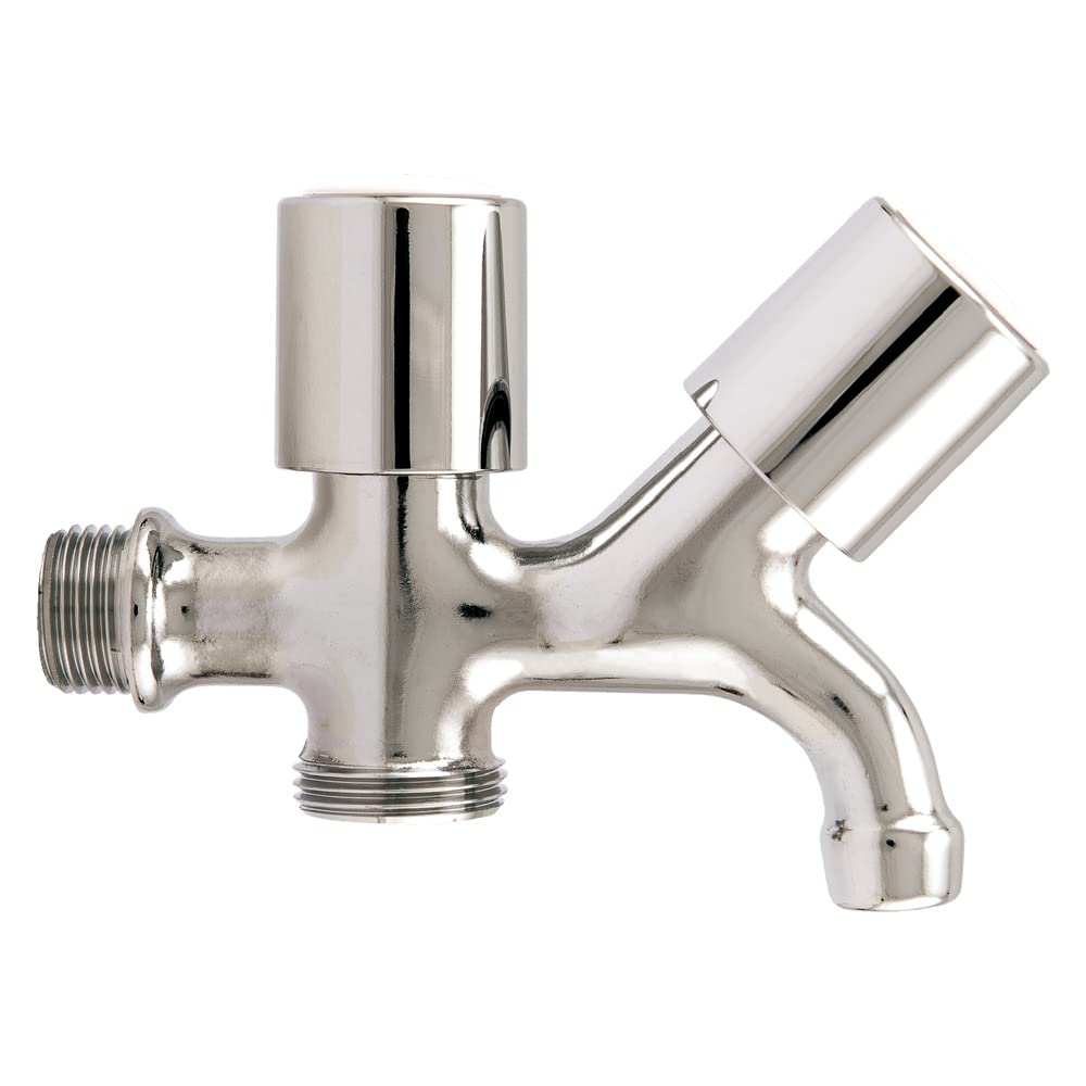 Rubinetto "Duplex" Cromato, Con Spartigetto E Maniglia.