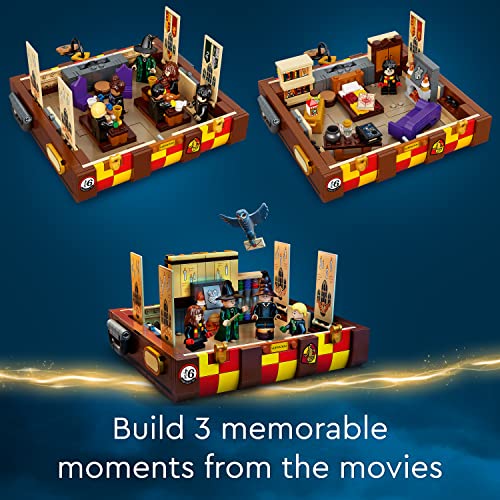 LEGO 76399 Harry Potter Hogwarts Magico Bagagli Set con Colori Casa, Giocattolo Personalizzabile Idea Regalo con Minifigure del Film