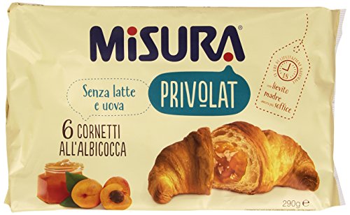 Misura - Privolat, 6 Cornetti all'Albiciocca - 290 g