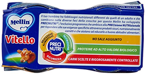 Mellin - Vitello, Omogeneizzato, 2 Vaschette