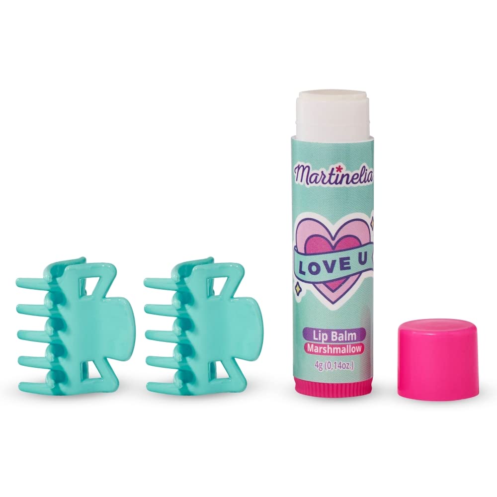 Set 2 pinzette per capelli e balsamo per labbra