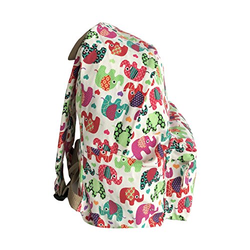 Zaino College Bags Everyday - Zainetto in Tessuto Canvass con Spallacci