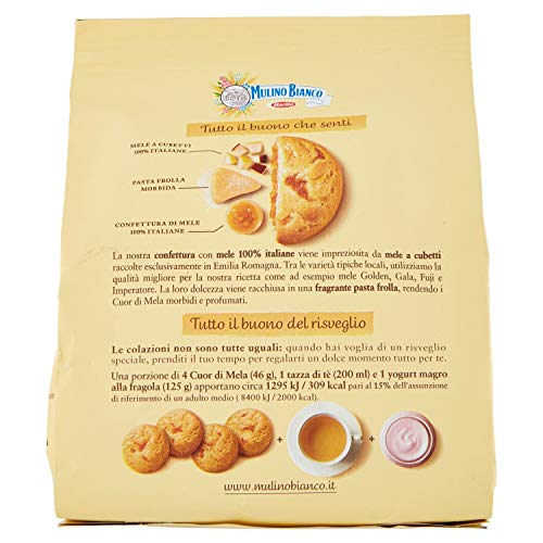 Mulino Bianco - Biscotti Cuor di Mela - 3 confezioni da 300 g [900 g]