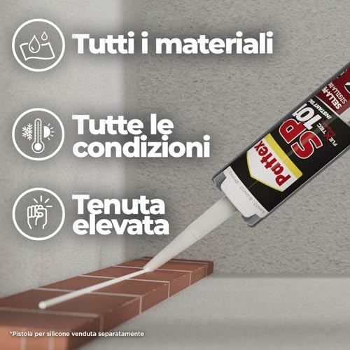 Pattex SP101 Transparent, Sigillante trasparente per interni ed esterni
