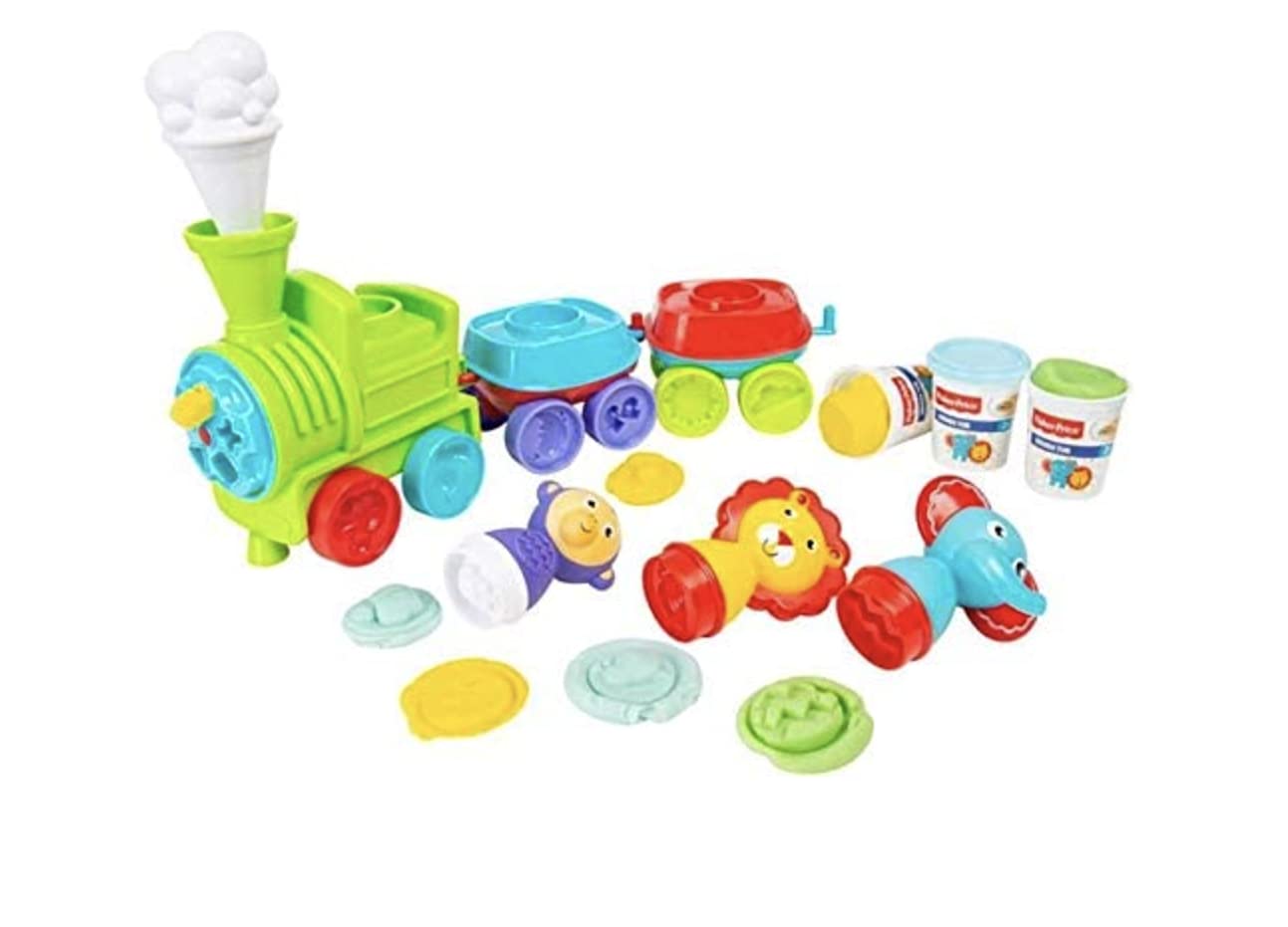 Set Treno Con Impasti Gioco 2+