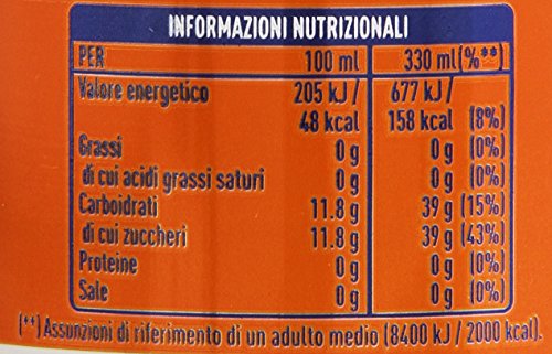 Fanta - Bevanda analcolica, Al succo di Arancia, 330 ml parent