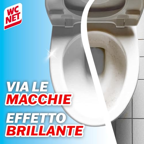 Wc Net - Candeggina Gel Extra White, Detergente per Sanitari e Superfici, Fragranza Ocean Fresh, 700 ml x 3 Confezioni