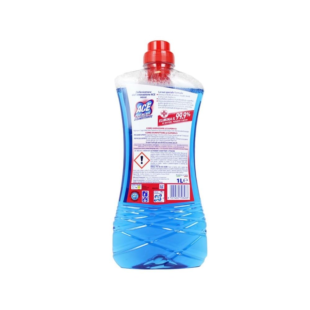 Ace Detergente Pavimenti Stop Germs, 1L