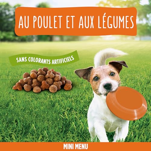 PURINA FRISKIES Mini Menu Vitafit Crocchette per Cani Adulti con Pollo e Verdure Sacco da 1.5kg