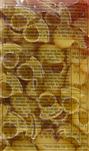 Divella 050 Lumache - 8 pezzi da 500 g [4 kg]