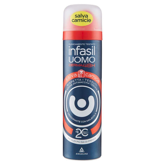 INFASIL DEO SPRAY UOMO 12X150ML CON MOLECOLA 2C SALVA CAMICIE
