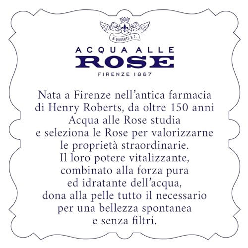 Acqua alle Rose Acqua Micellare Lenitiva per Pelli Sensibili, 200ml