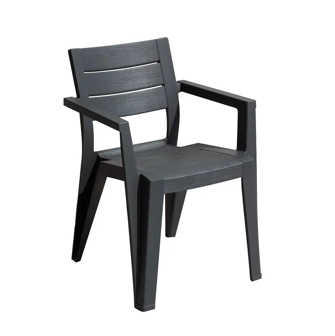 Keter 246188 Julie - Sedia da Giardino Esterna, Grigio