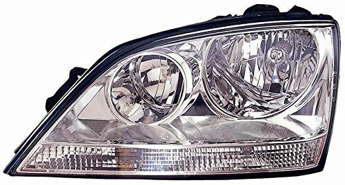 FARO DEPO H7-H1 C/MOT. ELETTRICO PARABOLA CROMATA KI.A SORENTO - 07/'02>05/'06 - DX